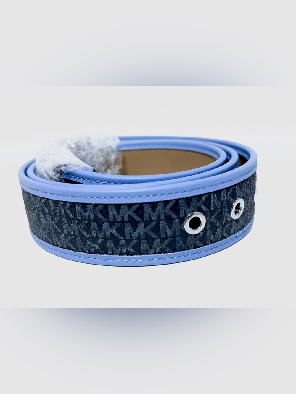Michael Kors Navy & Light Blue Belt